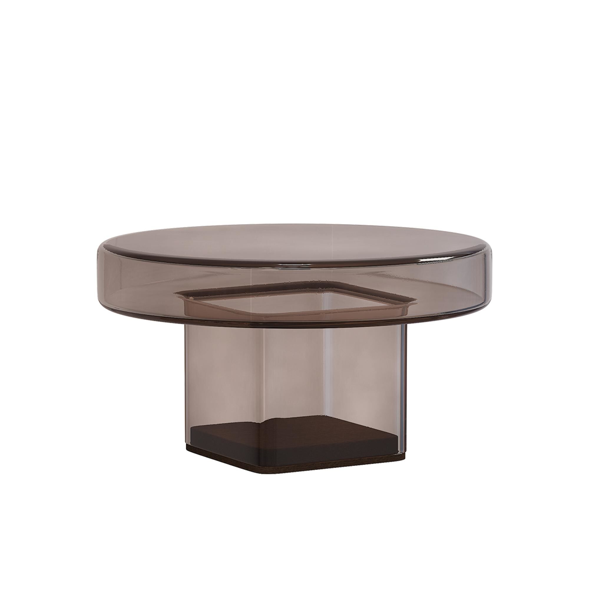 Naked Sofabord H30 Smoke/Glas