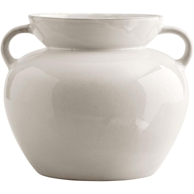 Nash Vase 21,5 Off-white