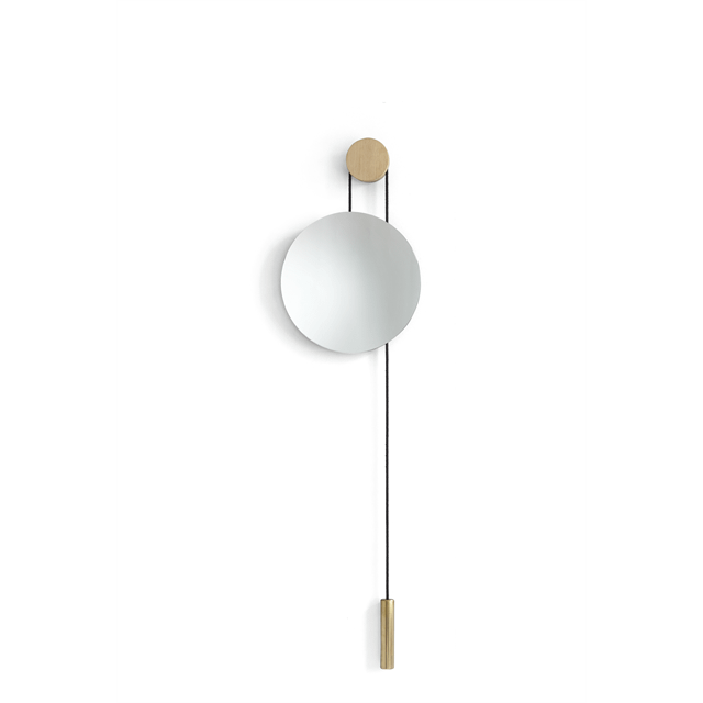 New Works Rise and Shine Spejl Eg med Messing Vægt