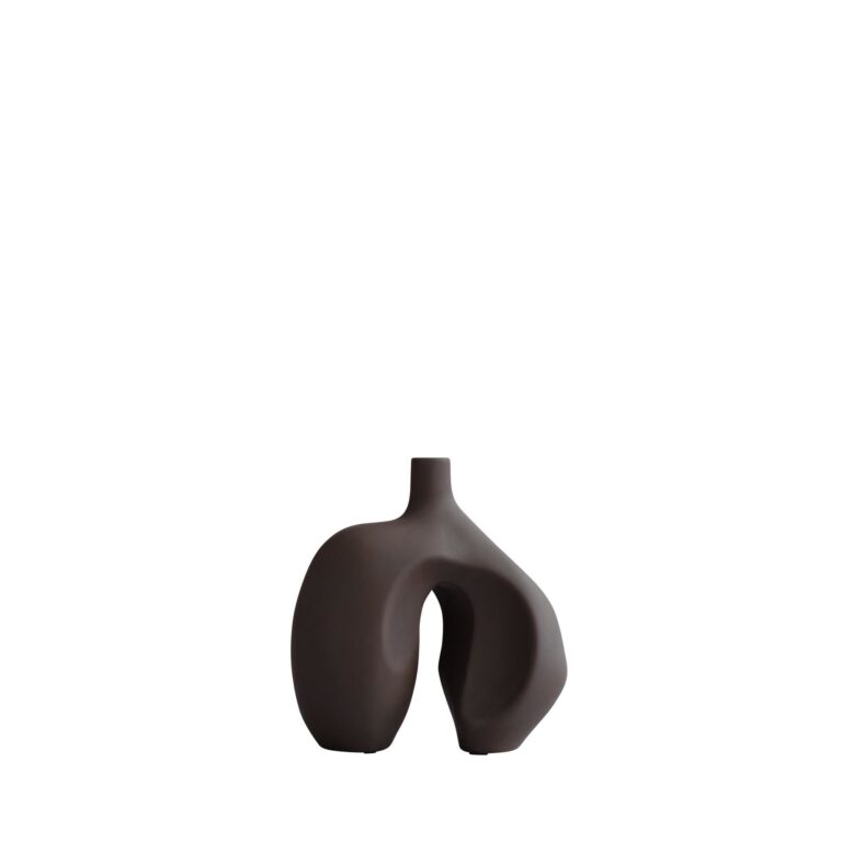 Ni Vase Mini Chokoladebrun