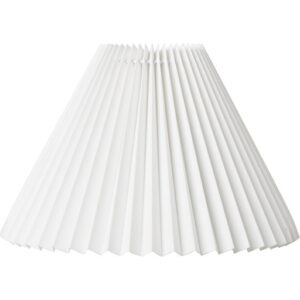 Nielsen Light Emma Piso Plisse lampeskærm til væg/pendel, hvid, H23 cm