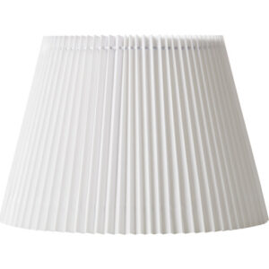 Nielsen Light Emma Villa Plisse lampeskærm, hvid, H22,5 cm