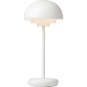 Nielsen Light Toscana genopladelig bordlampe, hvid