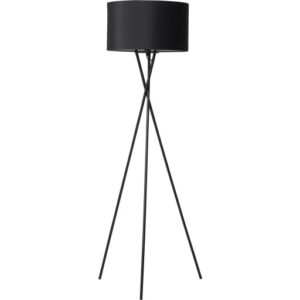 Nielsen Light Uptown gulvlampe, sorte ben og sort skærm