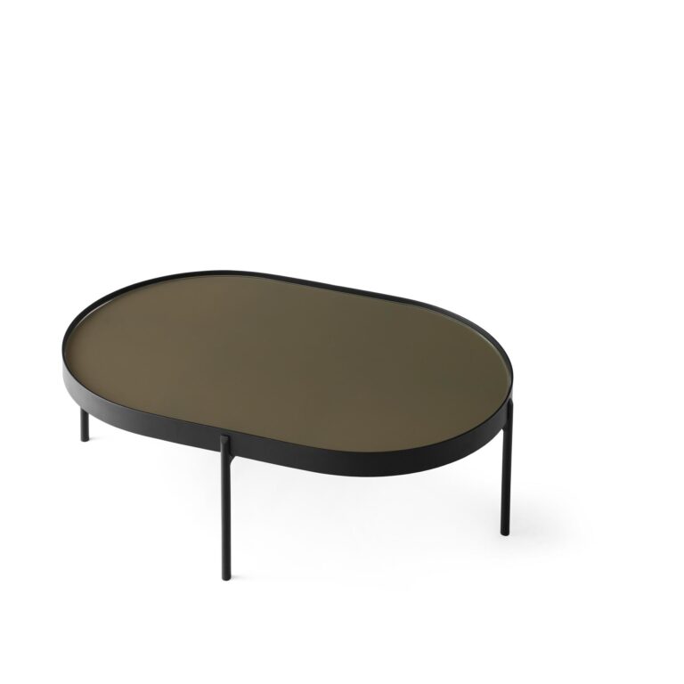 NoNo Bord Stor Sort/ Brunt Glas