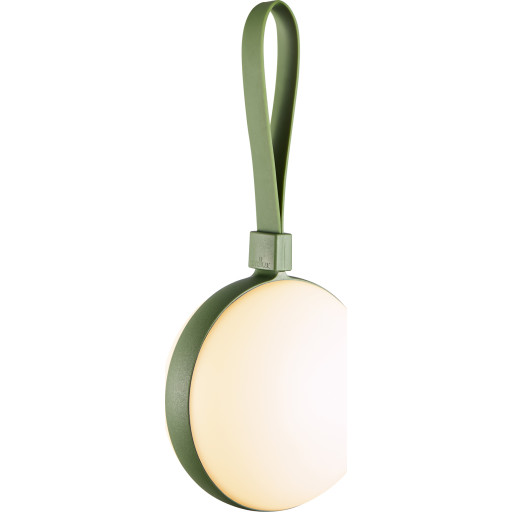 Nordlux Bring To-Go genopladelig lampe, Ø12 cm, grøn