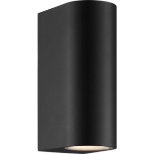 Nordlux Dion Double udendørs væglampe, sort