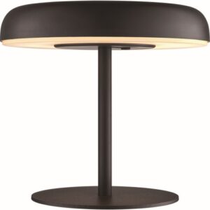 Nordlux Elmer genopladelig & solcelle bordlampe, sort