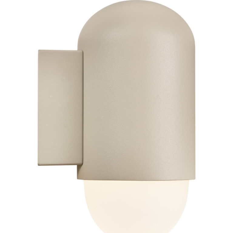 Nordlux Heka udendørs væglampe, beige