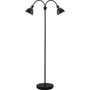 Nordlux Ray gulvlampe, 2-armet, sort