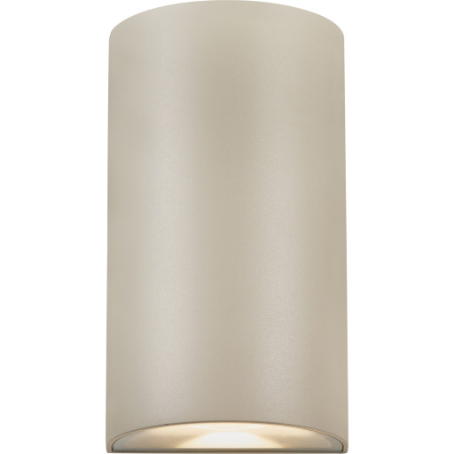 Nordlux Rold Round udendørs væglampe, beige