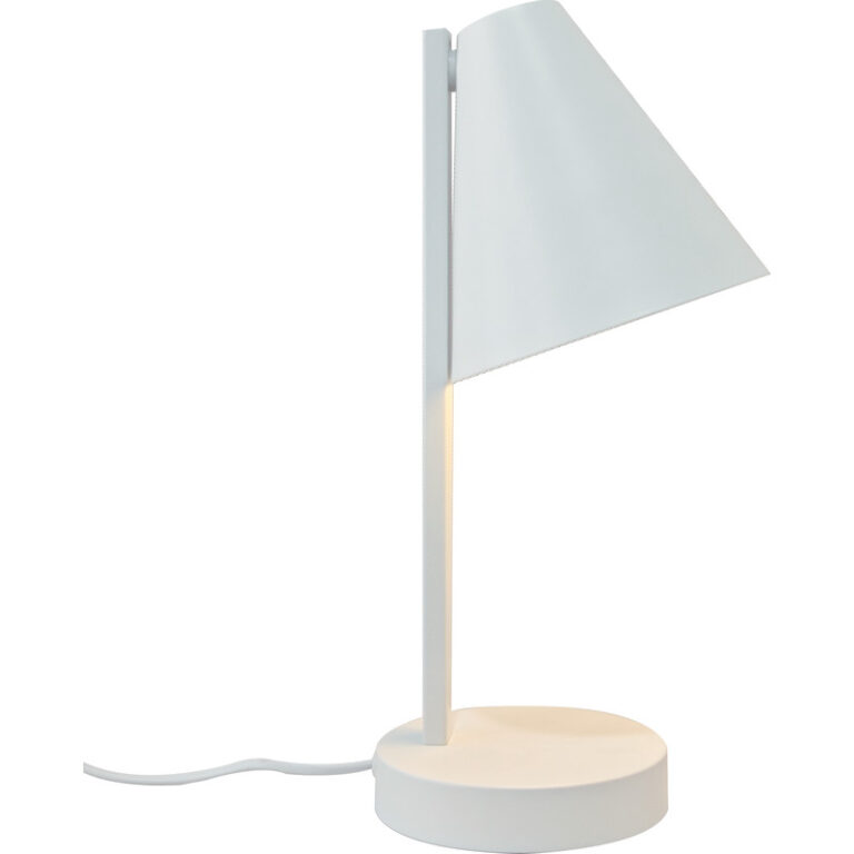 Nordlux Wilmer bordlampe med USB, hvid