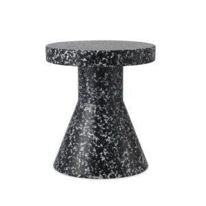 Normann Copenhagen Bit Cone Skammel Sort/Hvid