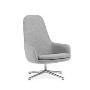 Normann Copenhagen Era Lænestol Høj M. Swivel Aluminium/Synergy LDS16