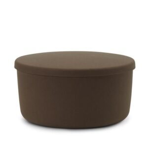 Normann Copenhagen Hide Storage Pouf Stor Brun