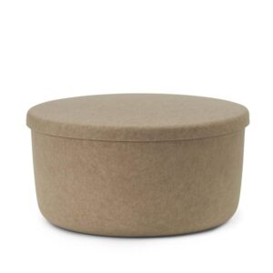 Normann Copenhagen Hide Storage Pouf Stor Sand