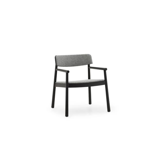 Normann Copenhagen Timb Lænestol Polstret Sort/Hallingdal 166