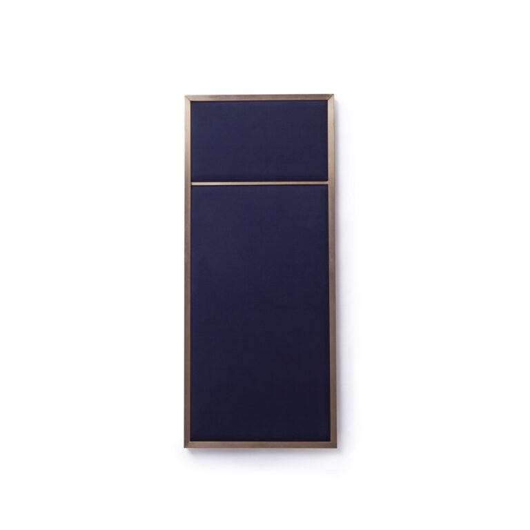 Nouveau Pin Opslagstavle Lille Messing/Navy Blue