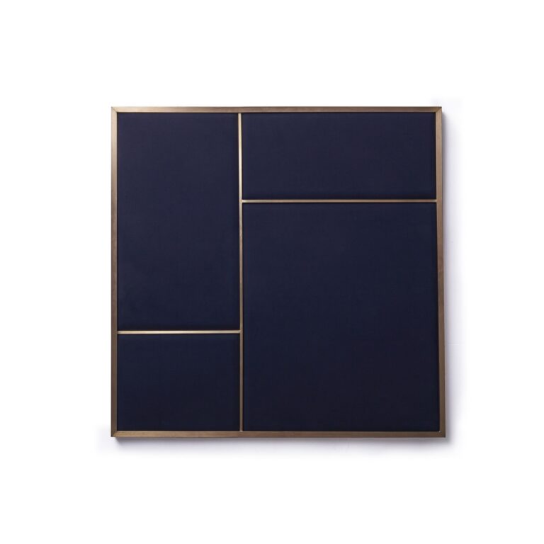Nouveau Pin Opslagstavle Medium Messing/Navy Blue
