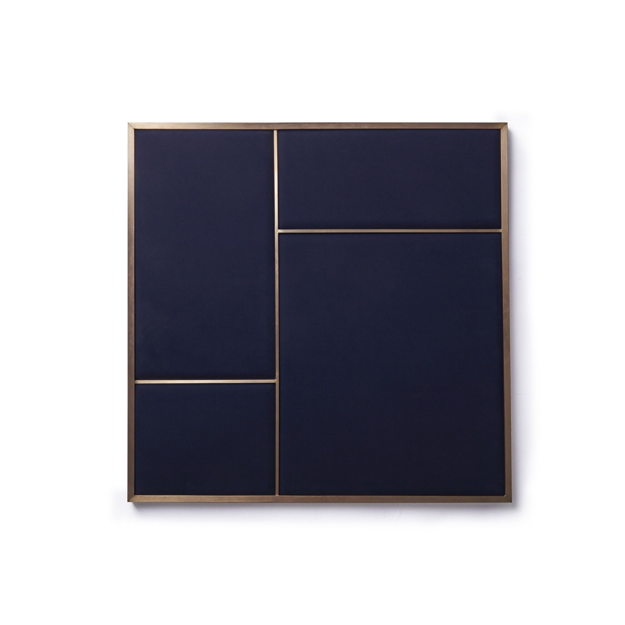 Nouveau Pin Opslagstavle Medium Messing/Navy Blue