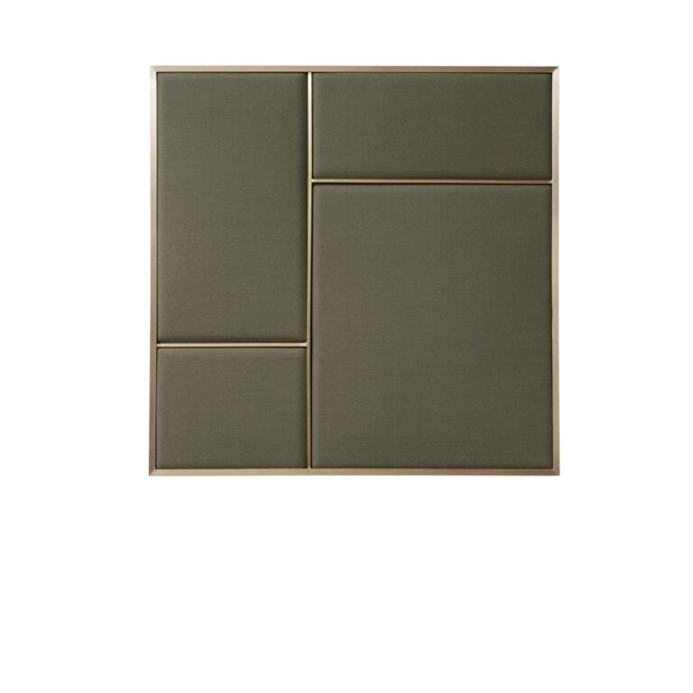 Nouveau Pin Opslagstavle Medium Messing/Oyster Grey