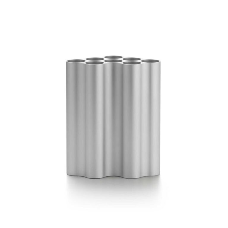 Nuage Vase Medium Lys Sølv