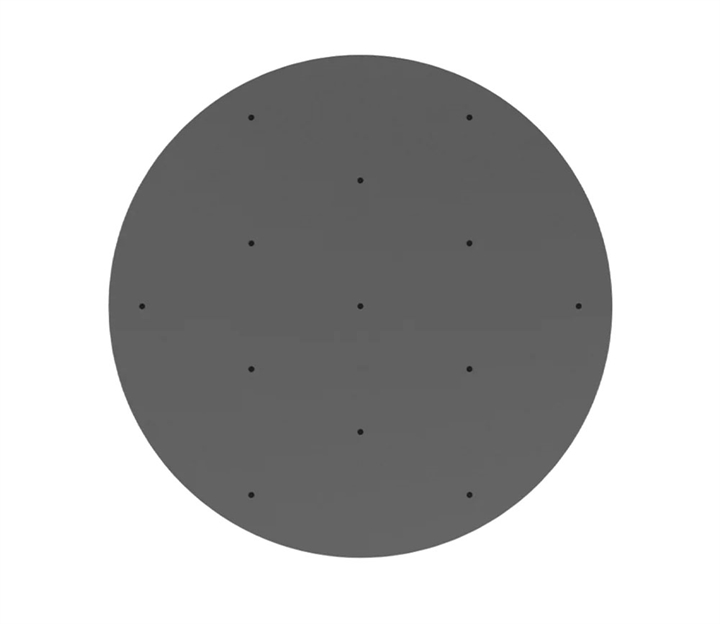 Nuura baldakin til 13 pendler, rock grå