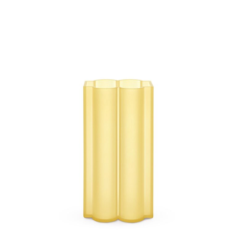 Okra Vase Høj Gul