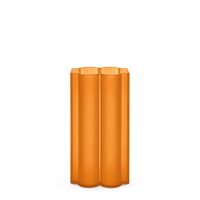 Okra Vase Høj Orange