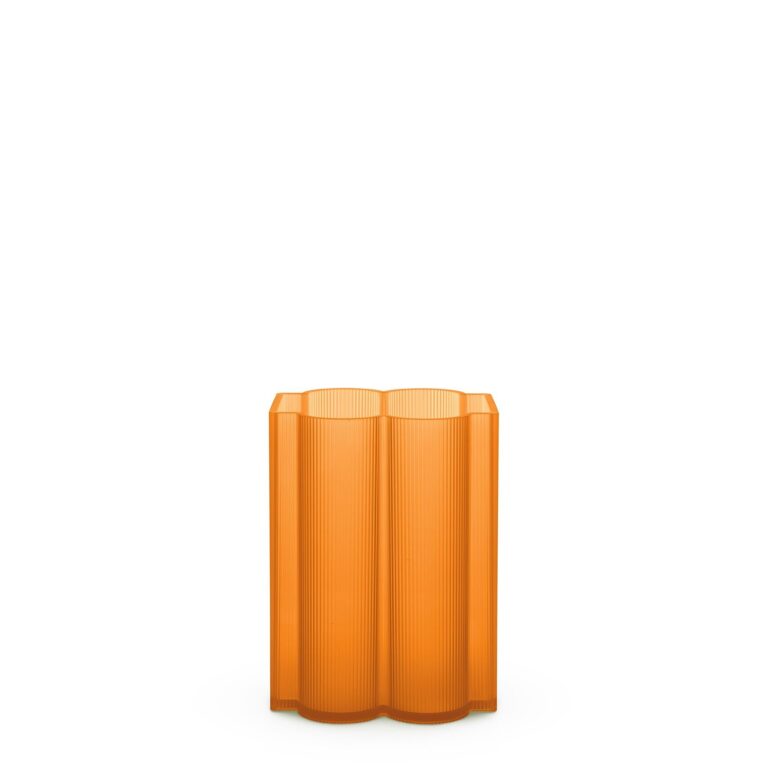 Okra Vase Lav Orange