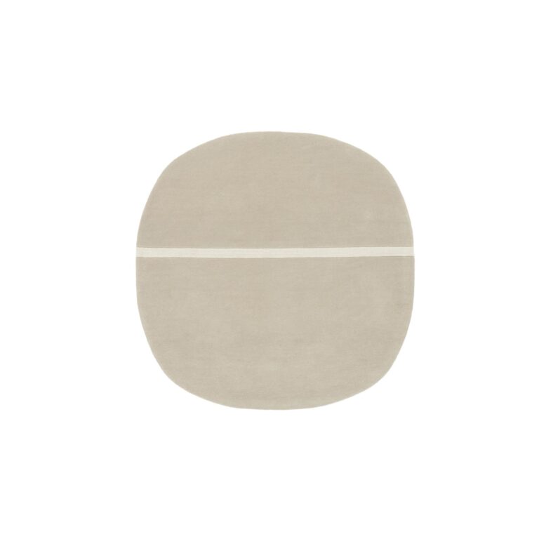 Oona Gulvtæppe 140 x 140 cm Sand