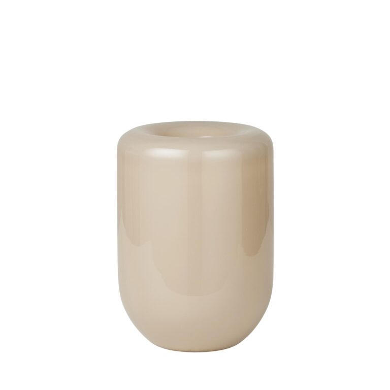 Opal Vase Stor Beige