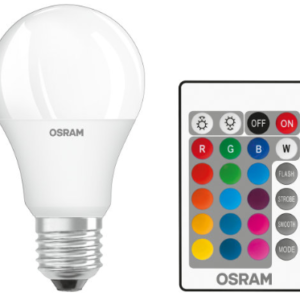 Osram E27 LED pære m/fjernbetjening - 1 stk.