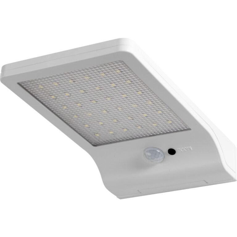 Osram udendørs solcelle væglampe med sensor, 4000K, hvid