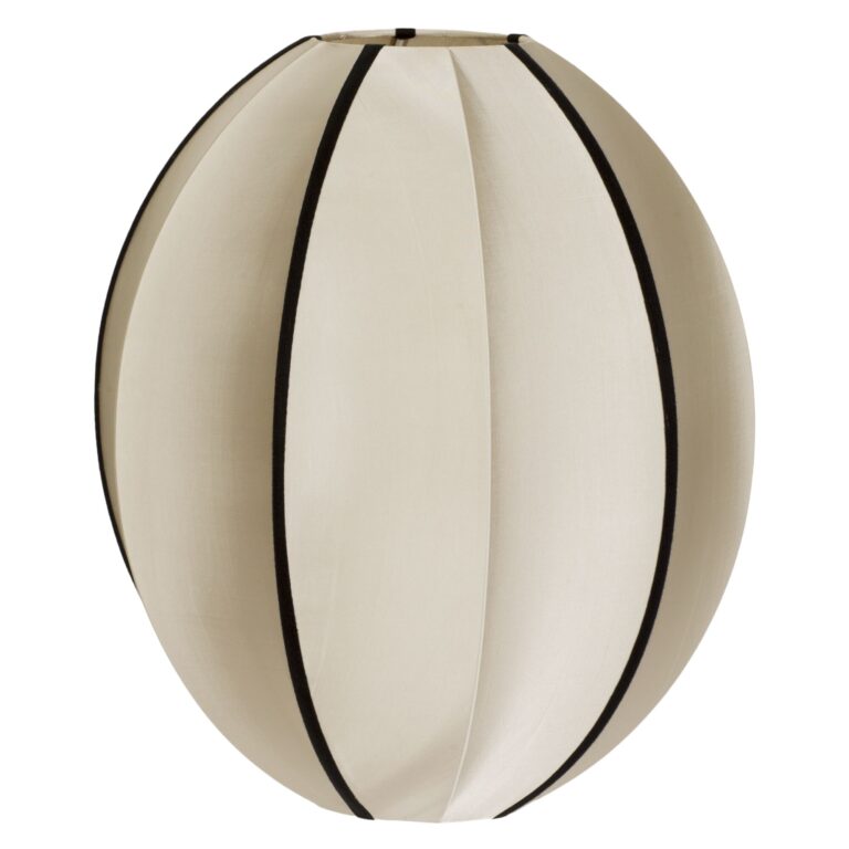 Oval B Lampeskærm Classic Kit/Sort