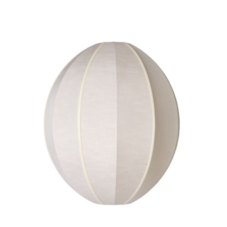 Oval Lampeskærm Indochina Stor Sand