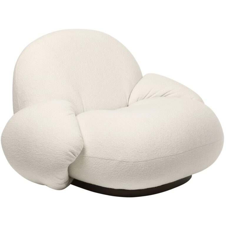 Pacha Lænestol med Armlæn og Swivel Harp 24/Sort