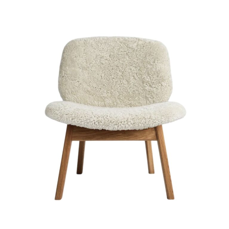 Pandora Lænestol Polstret Olieret Eg/Sheepskin Moonlight