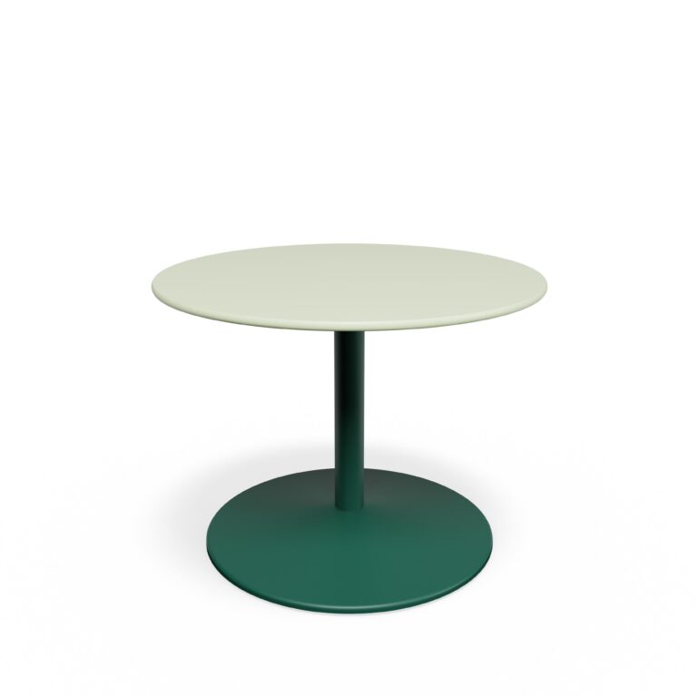 Panton Sofabord Ø60 4183-Forbo Pistachio Linoleum/136 Pine