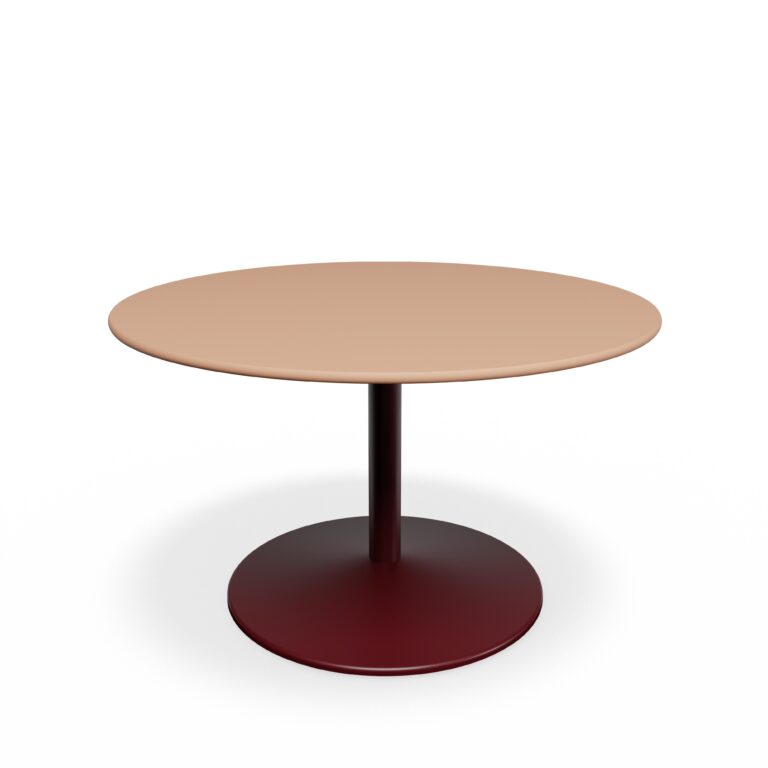 Panton Sofabord Ø75 4003-Forbo Walnut Linoleum