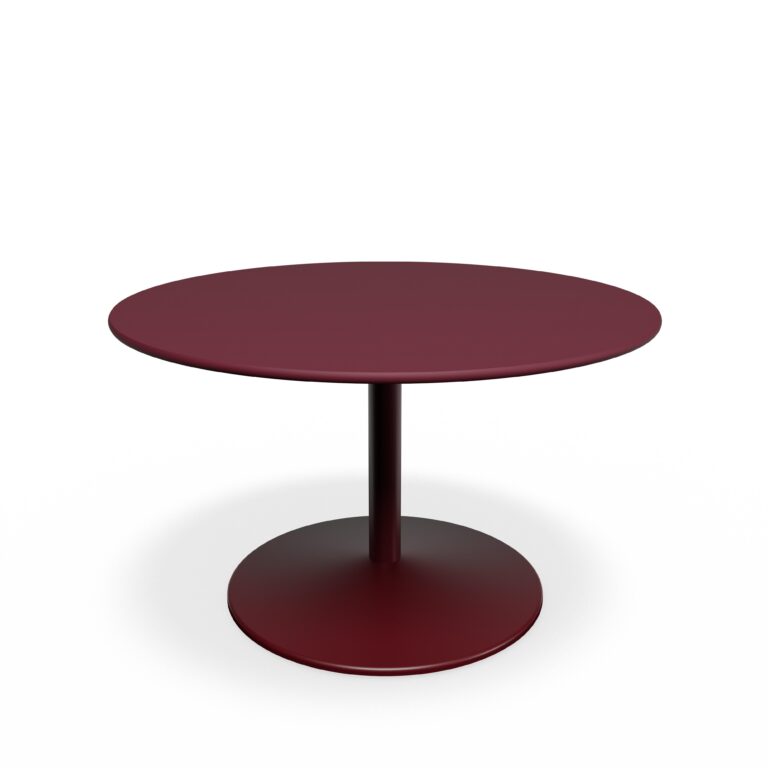 Panton Sofabord Ø75 4154-Forbo Burgundy Linoleum