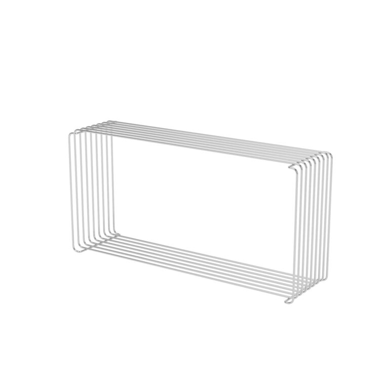 Panton Wire Extended Reol 43-Chrome 70 cm x 18,8 cm