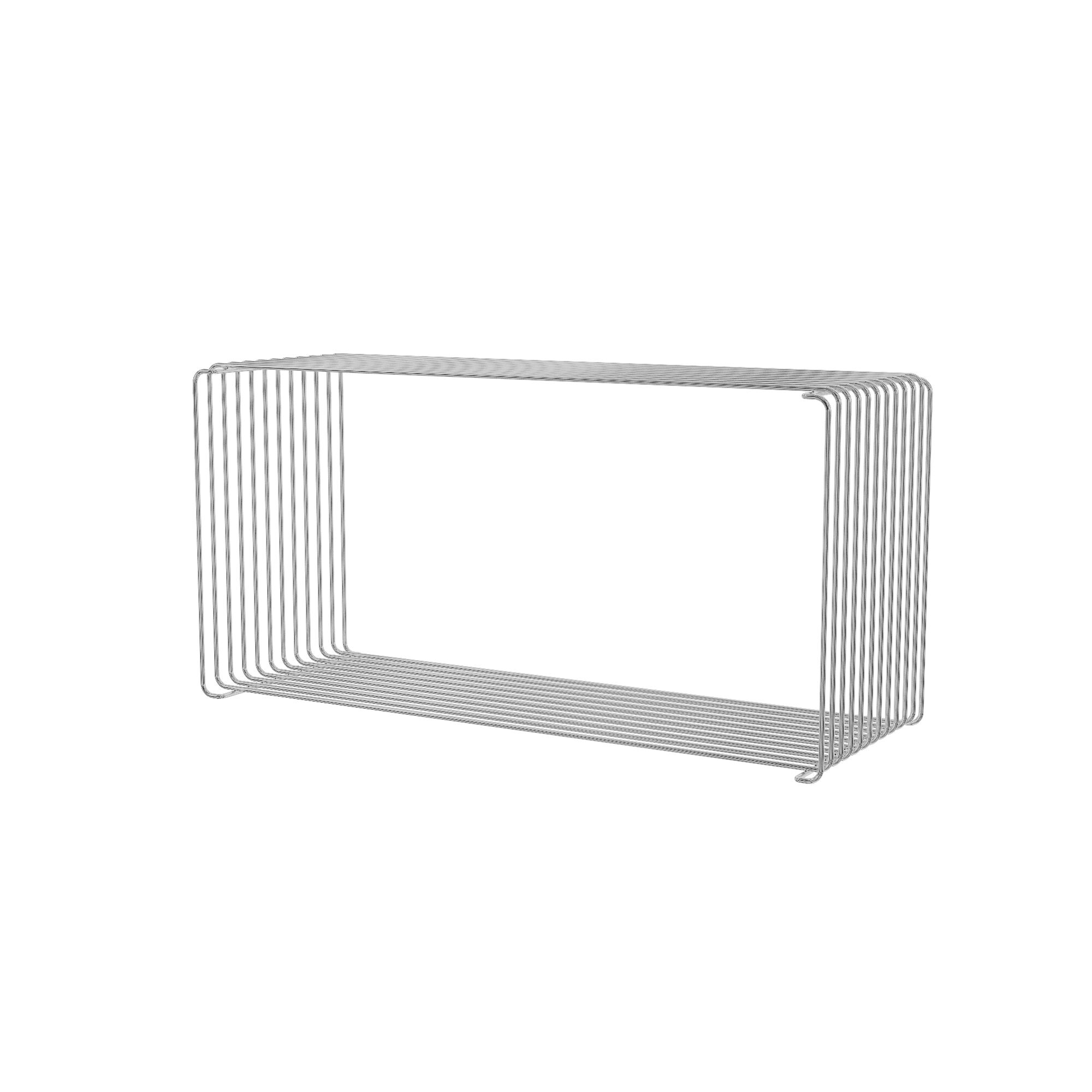 Panton Wire Extended Reol 43-Chrome 70 cm x 25,7 cm