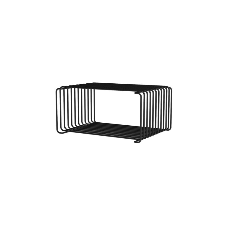 Panton Wire Half Height Reol 05-Black 17,2 cm x 25,7 cm