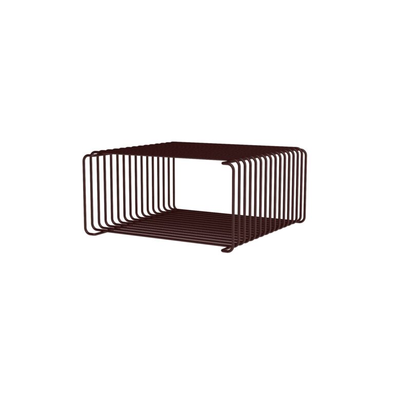 Panton Wire Half Height Reol 07-Black Red 17,2 cm x 34,8 cm