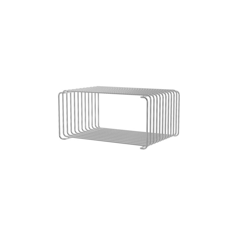 Panton Wire Half Height Reol 43-Chrome 17,2 cm x 25,7 cm