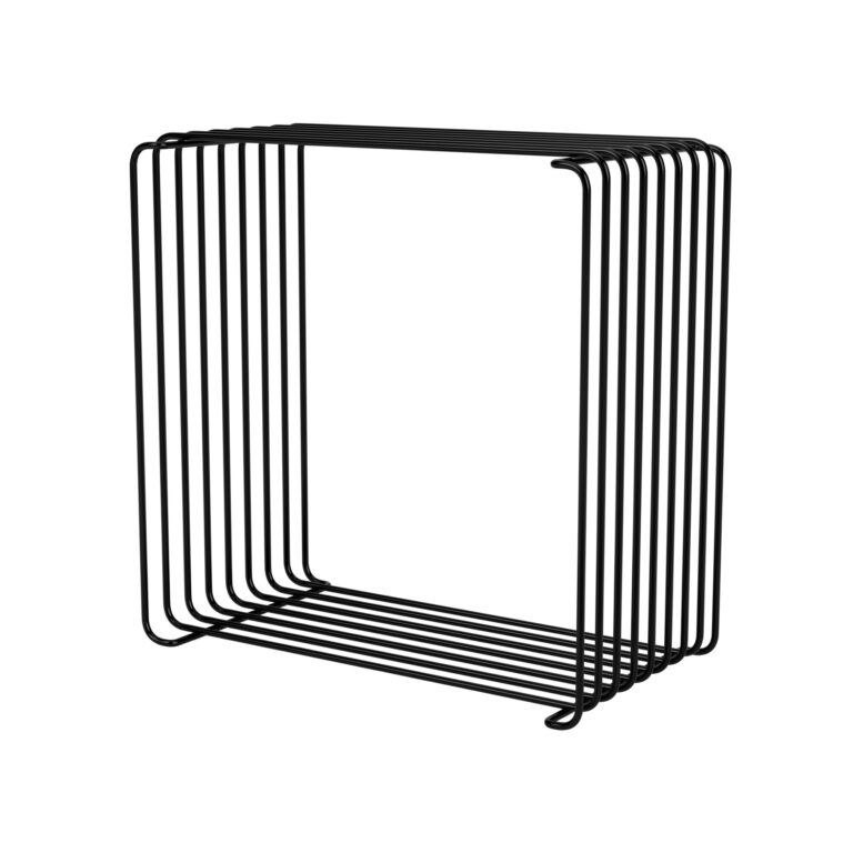 Panton Wire Single Reol 05-Black 34,8 cm x 18,8 cm
