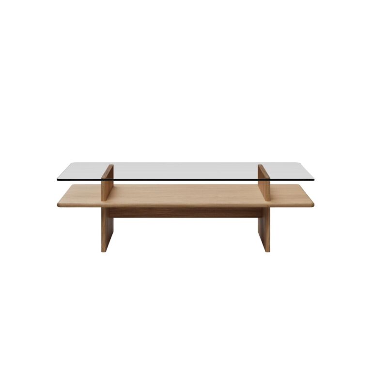 Parallel Sofabord 120x60 Hvidpigmenteret Eg