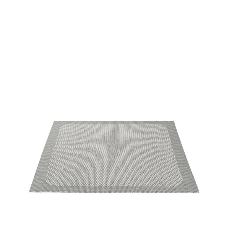 Pebble Gulvtæppe 170 x 240 cm Lys Grå