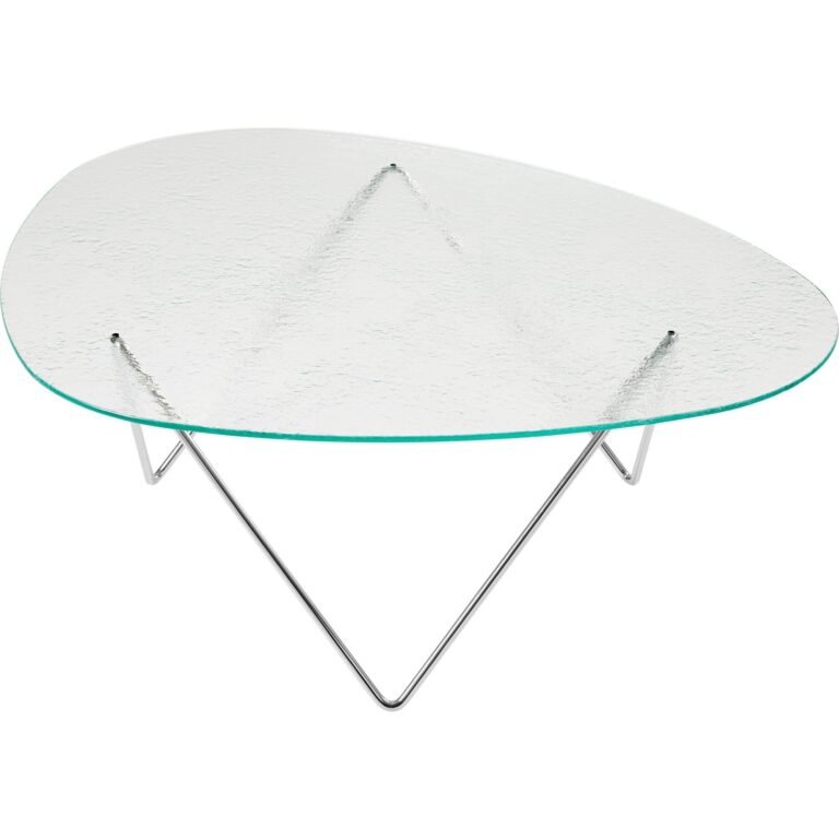 Pedrera Sofabord Krom/Transparent/Glas